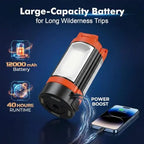Rechargeable camping lantern with stand