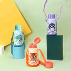 Animal Friends Kinder 3 Deckel 550ml Mint Isolierte Trinkflasche