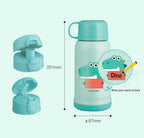 Animal Friends Kinder 3 Deckel 550ml Mint Isolierte Trinkflasche