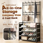 🧥 Entryway Shoe & Coat Rack – Multi-functional, sturdy & space-saving ✨